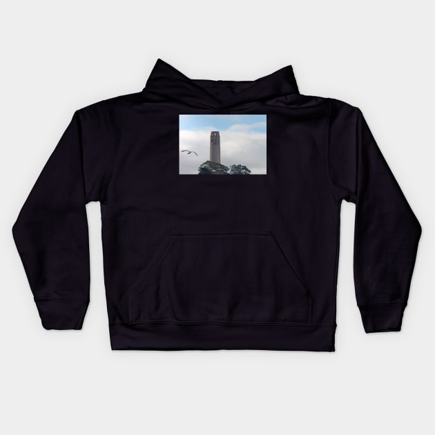 Coit Morning Vibrations Kids Hoodie by daviddenny